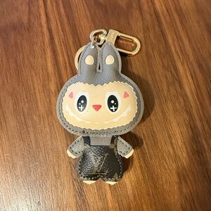 Character Keychain with Gold Clip